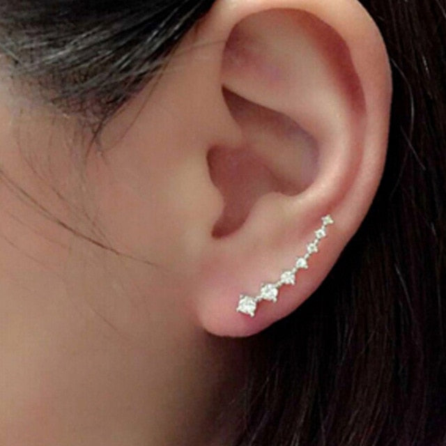 New Fashion Simple Geometric Stud Earrings for Women