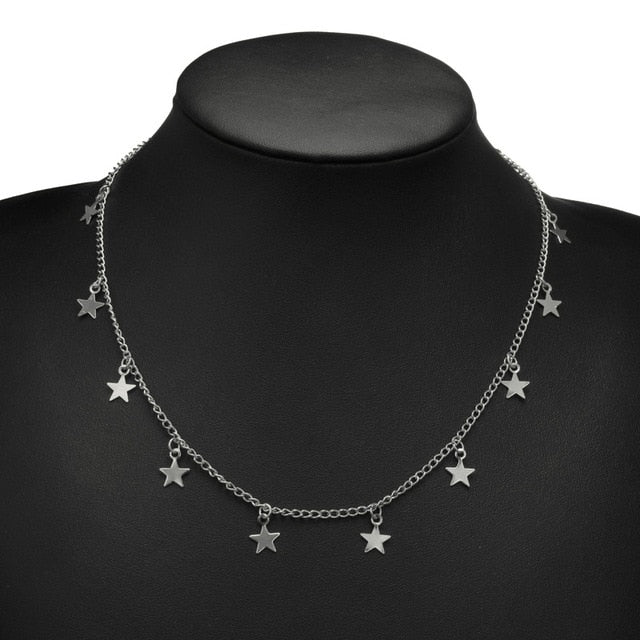 Tocona Multilayer Crystal Rose Pendant Necklace Women