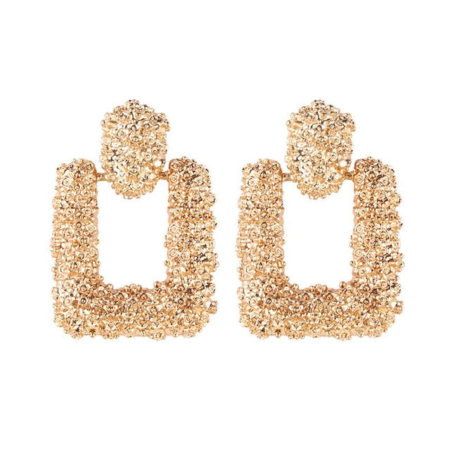 Big Geometric Round Earrings For Women