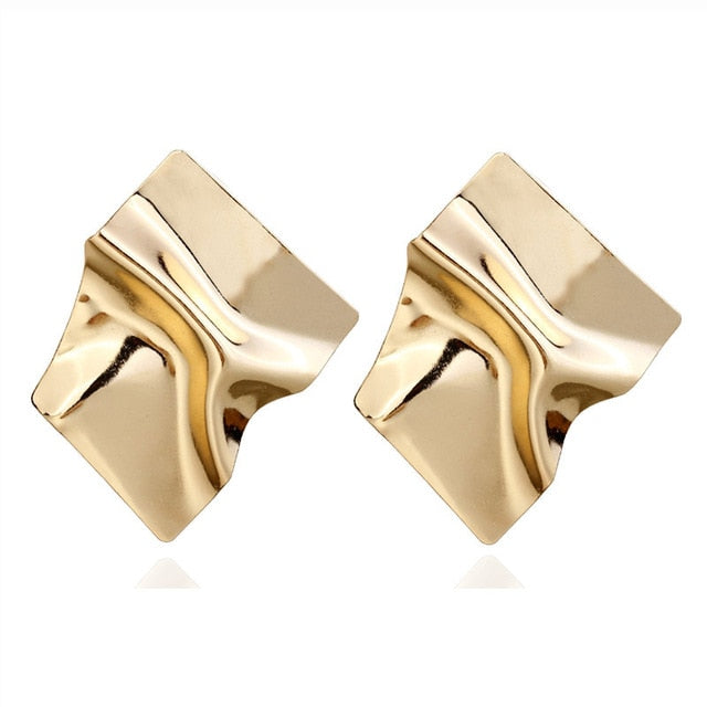 Big Geometric Round Earrings For Women