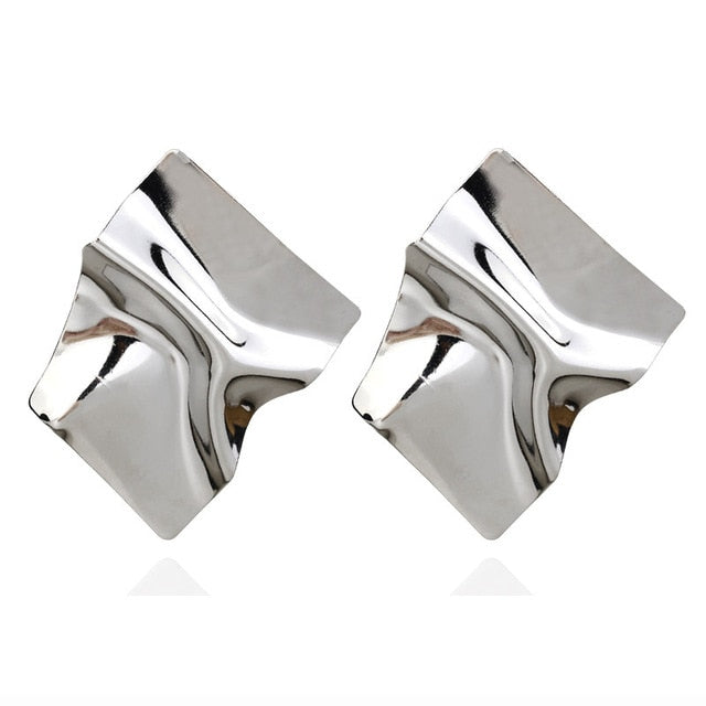 Big Geometric Round Earrings For Women