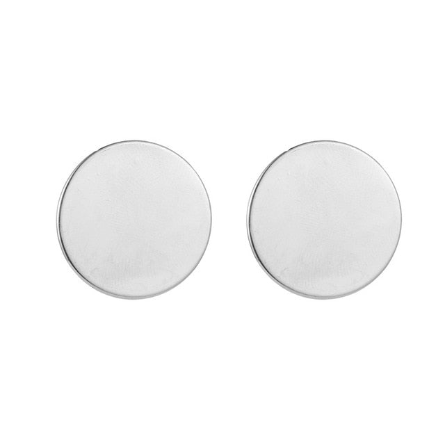Big Geometric Round Earrings For Women