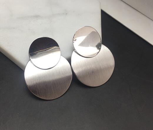 2020 New Fashion Round Dangle Drop Korean Earrings For Women