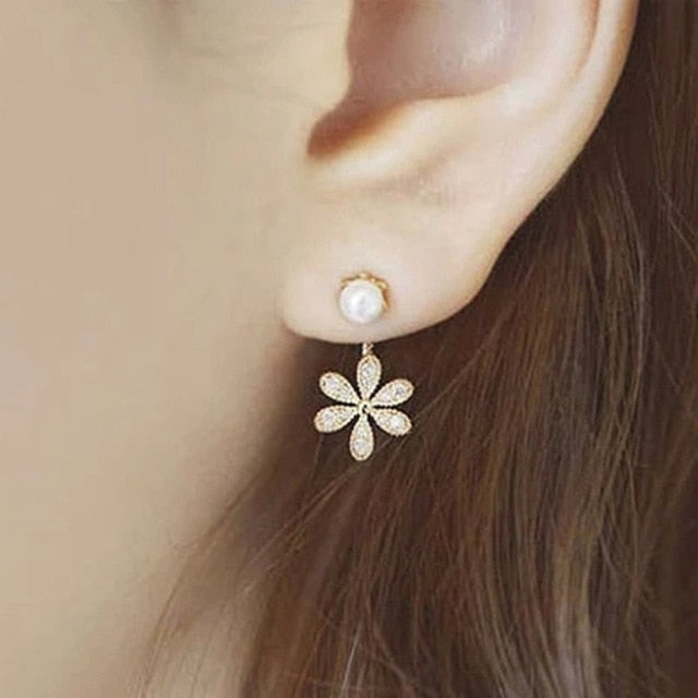 2020 New Fashion Round Dangle Drop Korean Earrings For Women