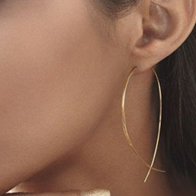 2020 New Fashion Round Dangle Drop Korean Earrings For Women
