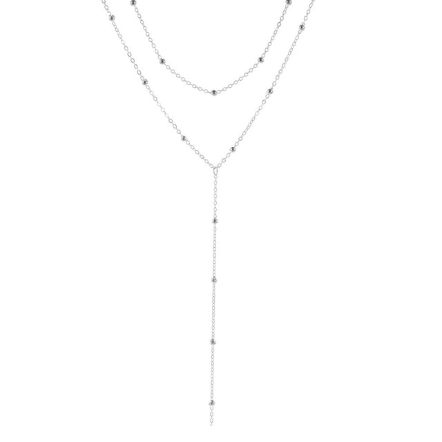 Bohemian Stone Beads Hearts Birds Leaves Chain Necklaces Pendants for Women