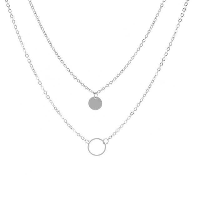 Bohemian Stone Beads Hearts Birds Leaves Chain Necklaces Pendants for Women